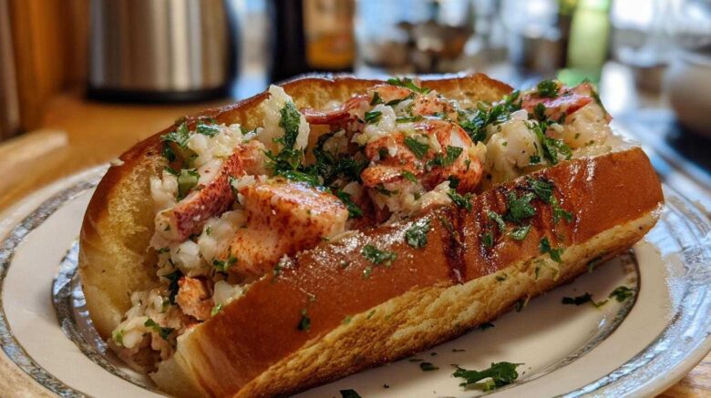 Buttery Garlic Lobster Rolls