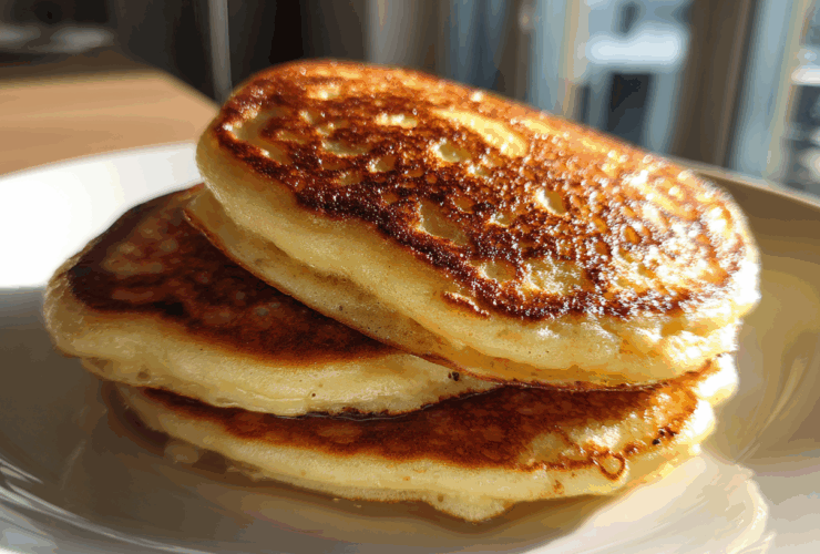 Cafe Vanilla Latte Pancakes