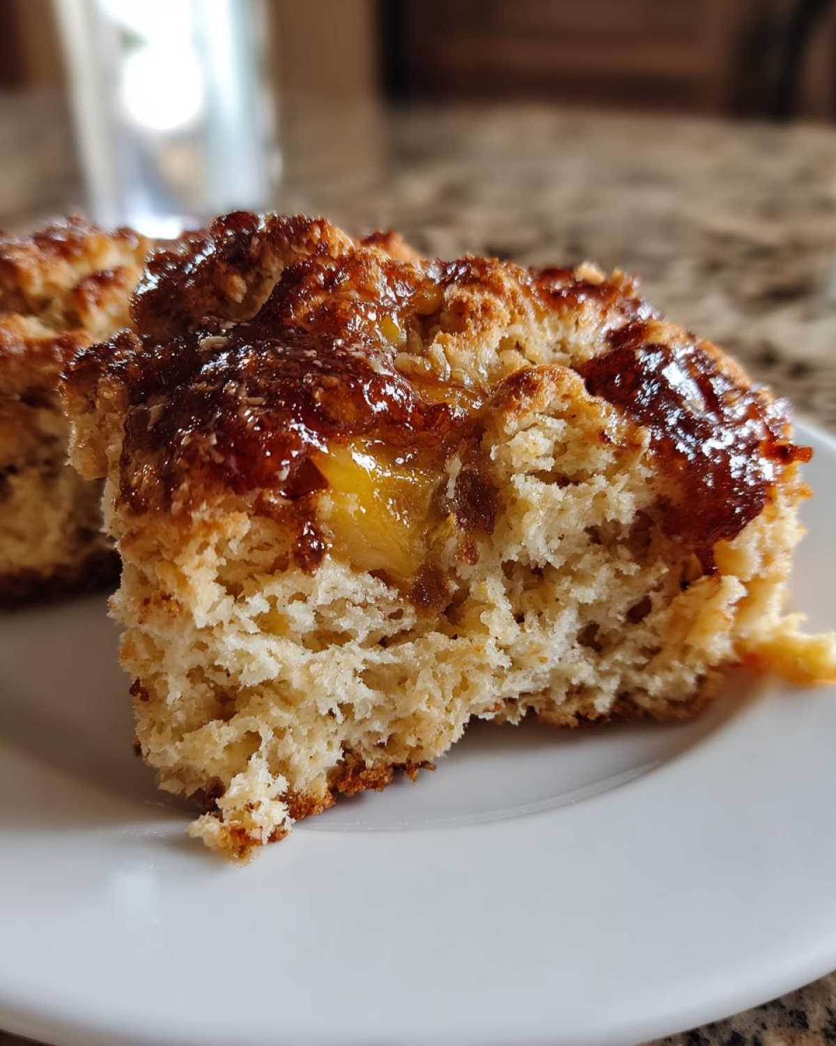 Caramelized Banana & Cheddar Scones - detail 1