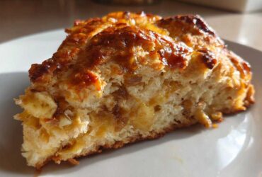 Caramelized Banana & Cheddar Scones