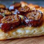 Caramelized Fig and Brie Tart