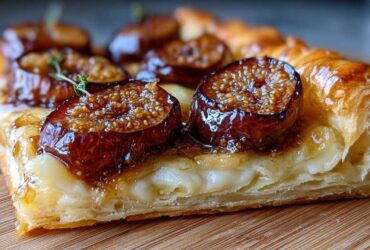 Caramelized Fig and Brie Tart