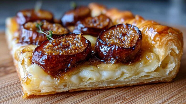 Caramelized Fig and Brie Tart