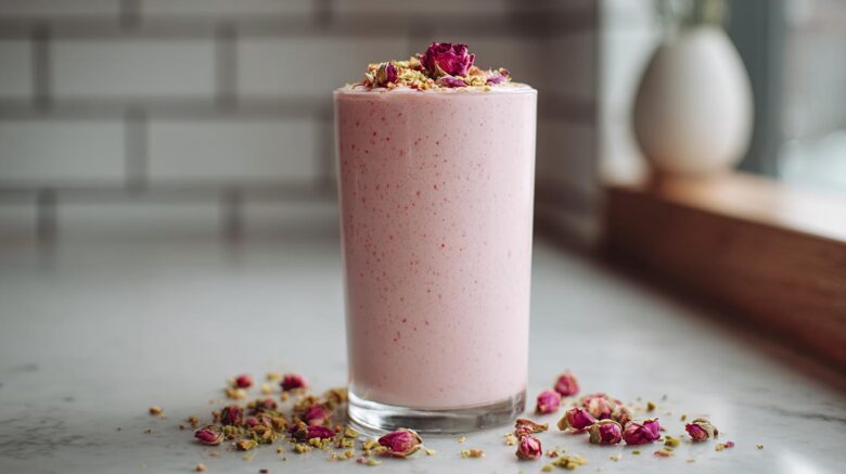 Cardamom Rose Milkshake