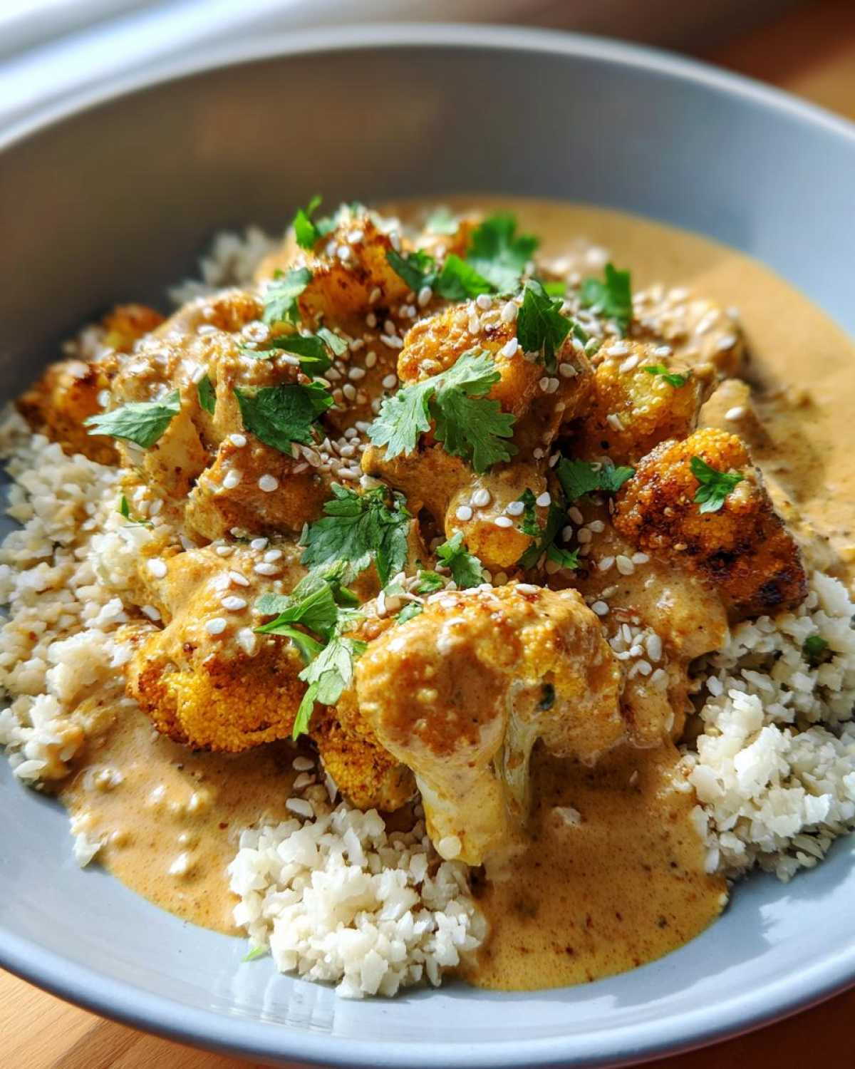 Cashew Curry Cauliflower Rice - detail 2