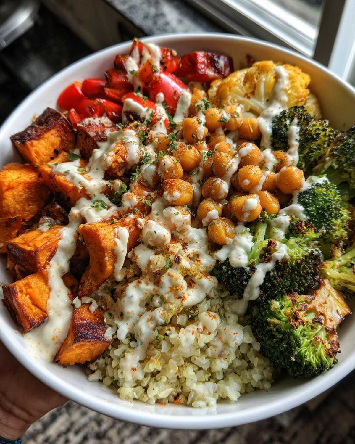 Cauliflower Rice Buddha Bowl - detail 1