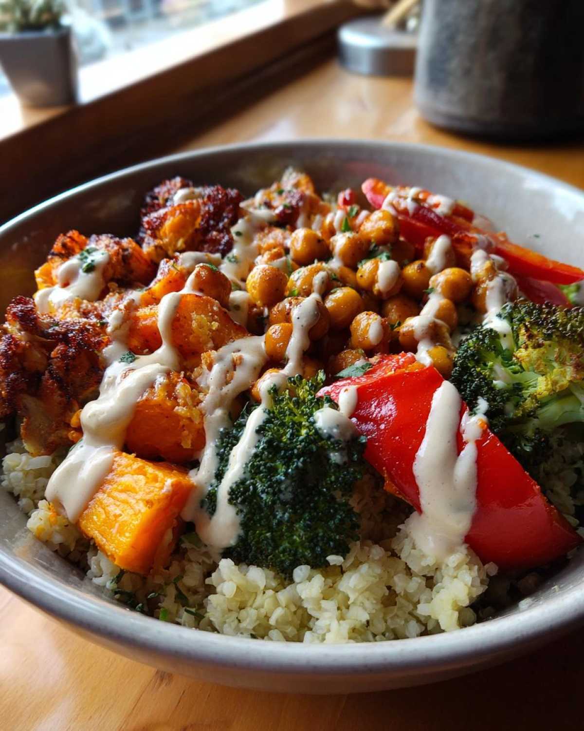 Cauliflower Rice Buddha Bowl - detail 2