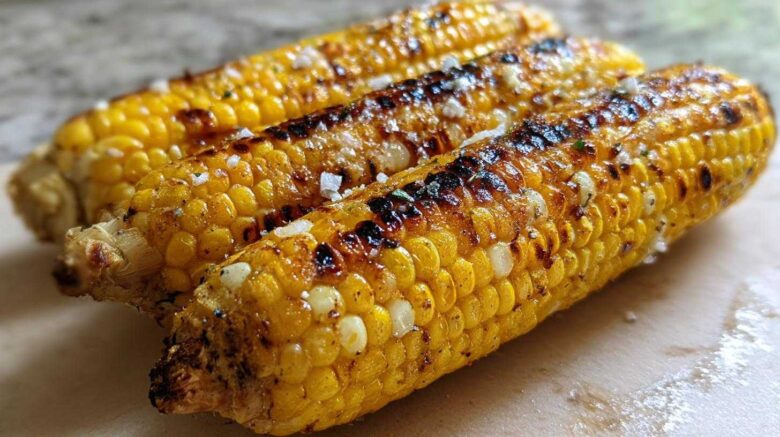 Charred Mexican street corn