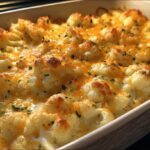 Cheesy Cauliflower Alfredo Bake