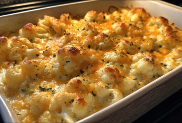 Cheesy Cauliflower Alfredo Bake