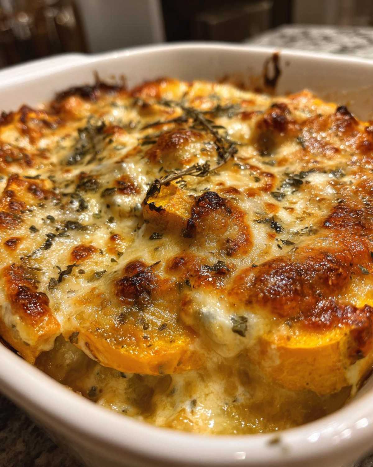 Cheesy squash casserole - detail 3