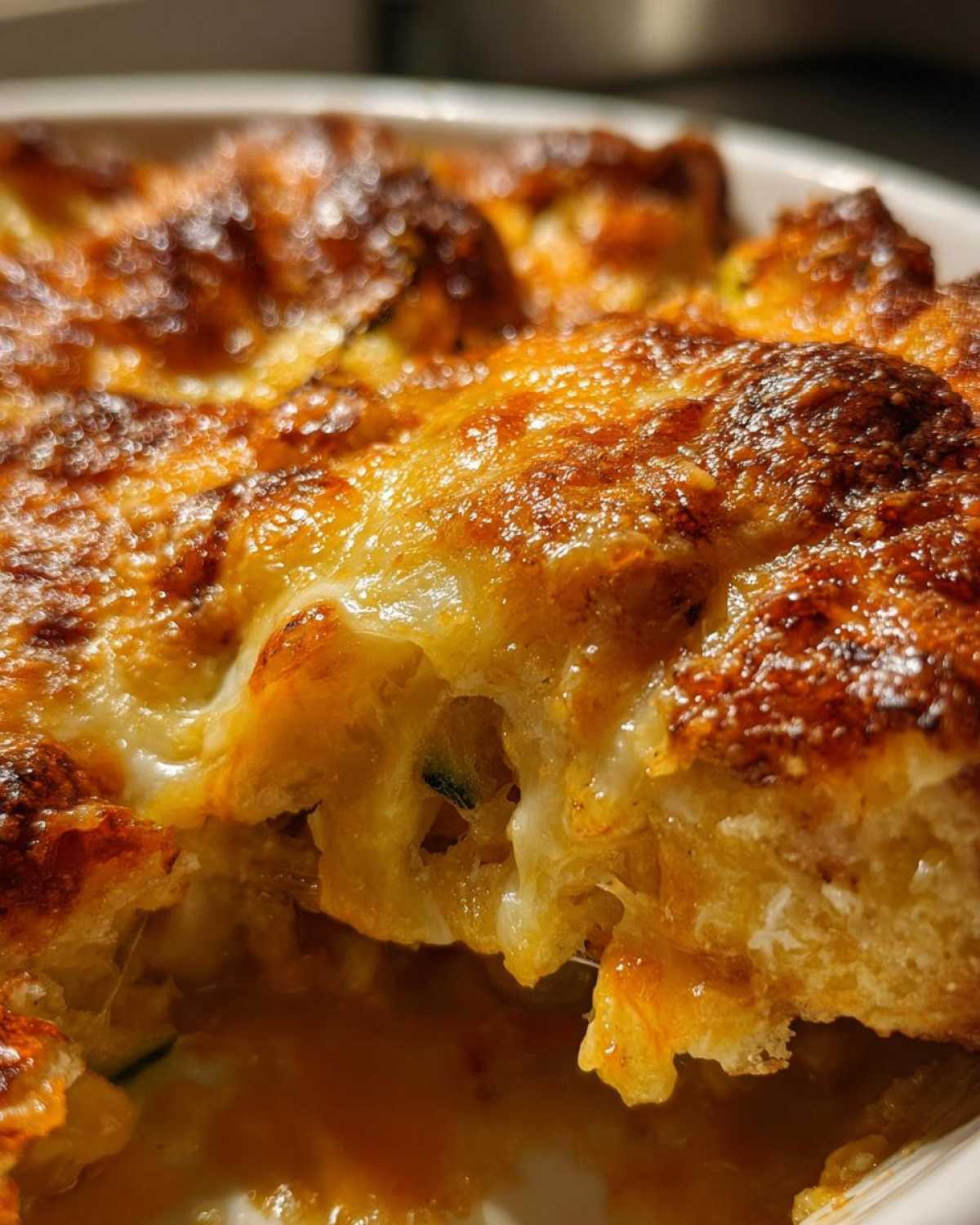 Cheesy squash casserole - detail 4