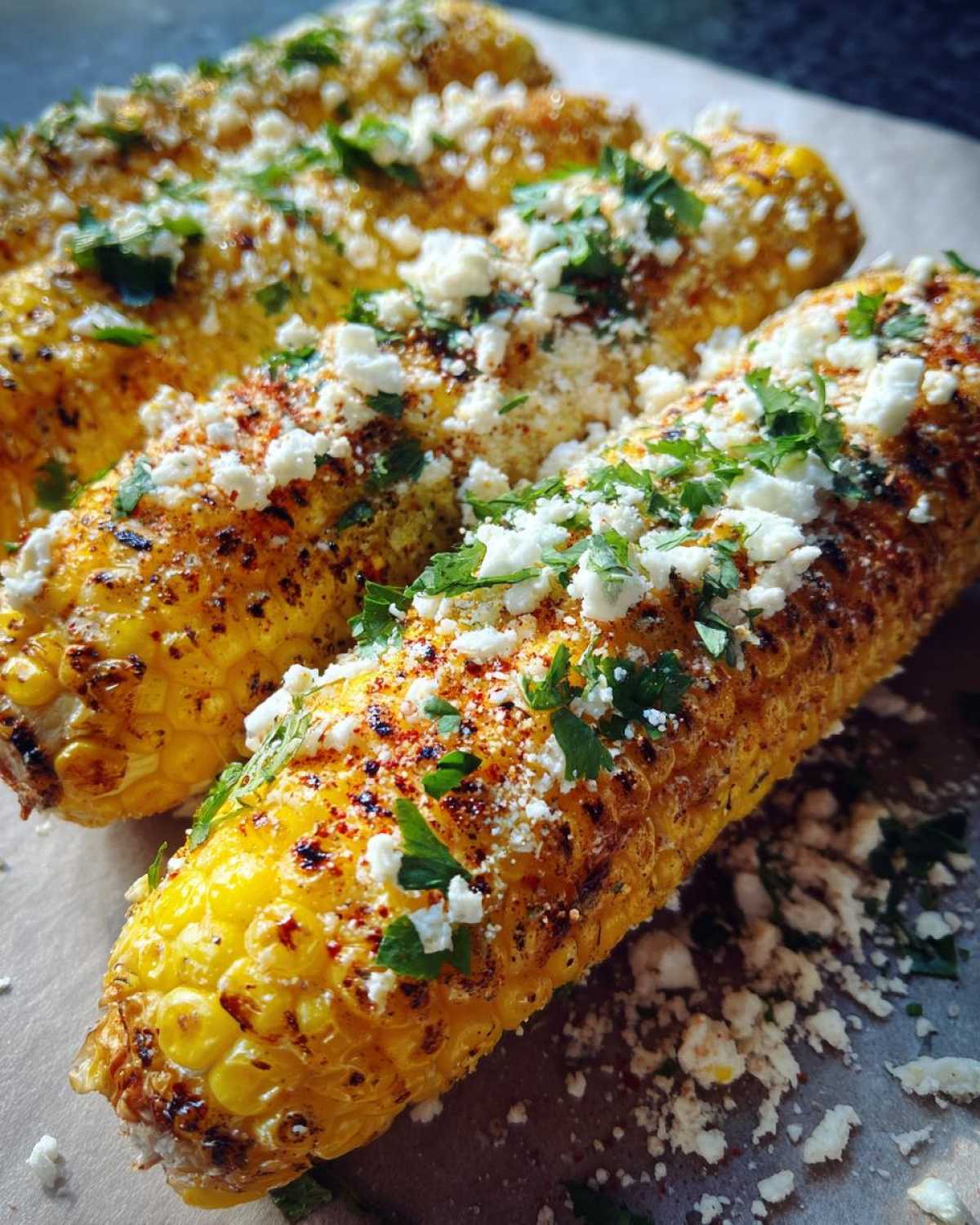 Cheesy street corn - detail 1