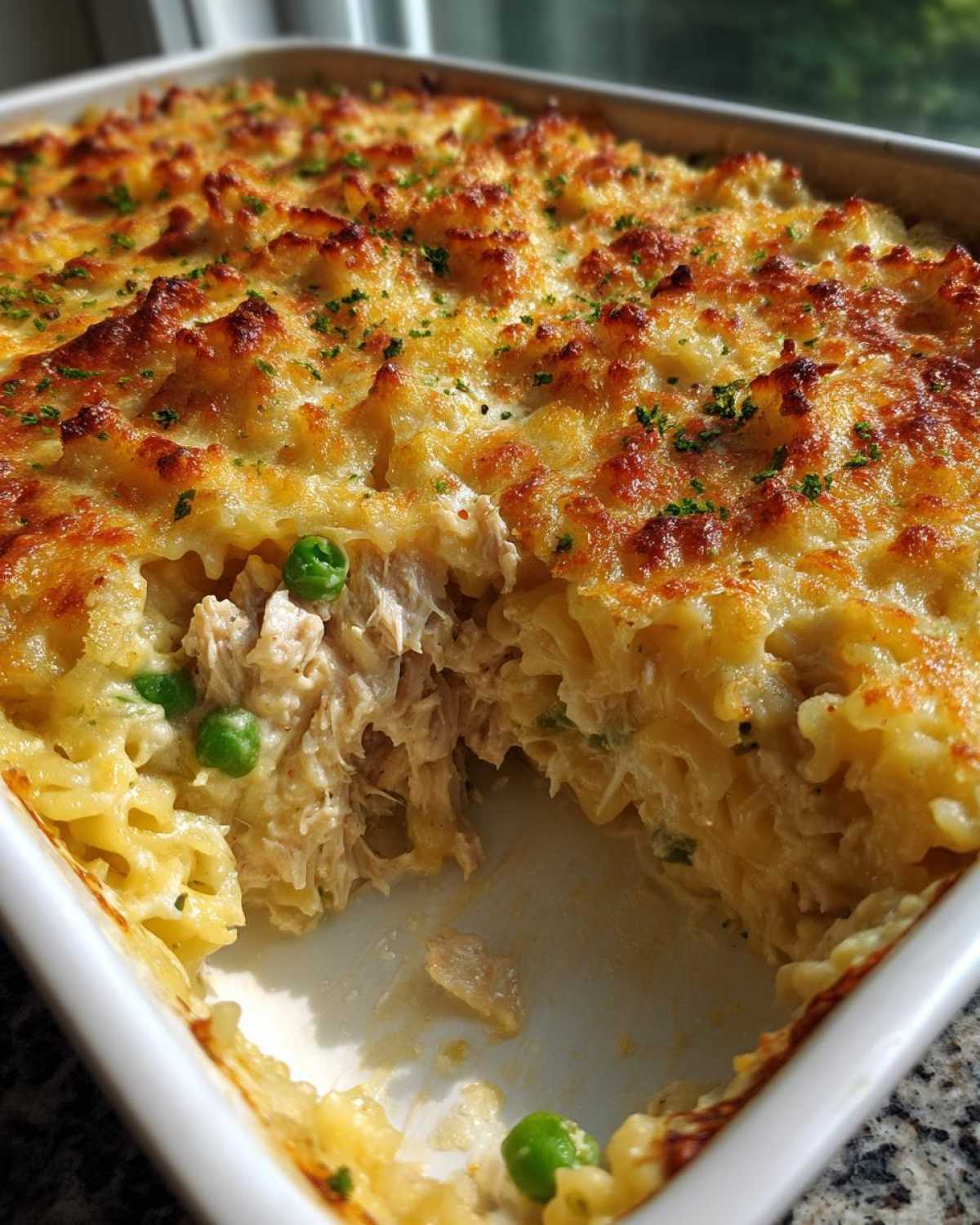 Cheesy tuna noodle casserole - detail 3