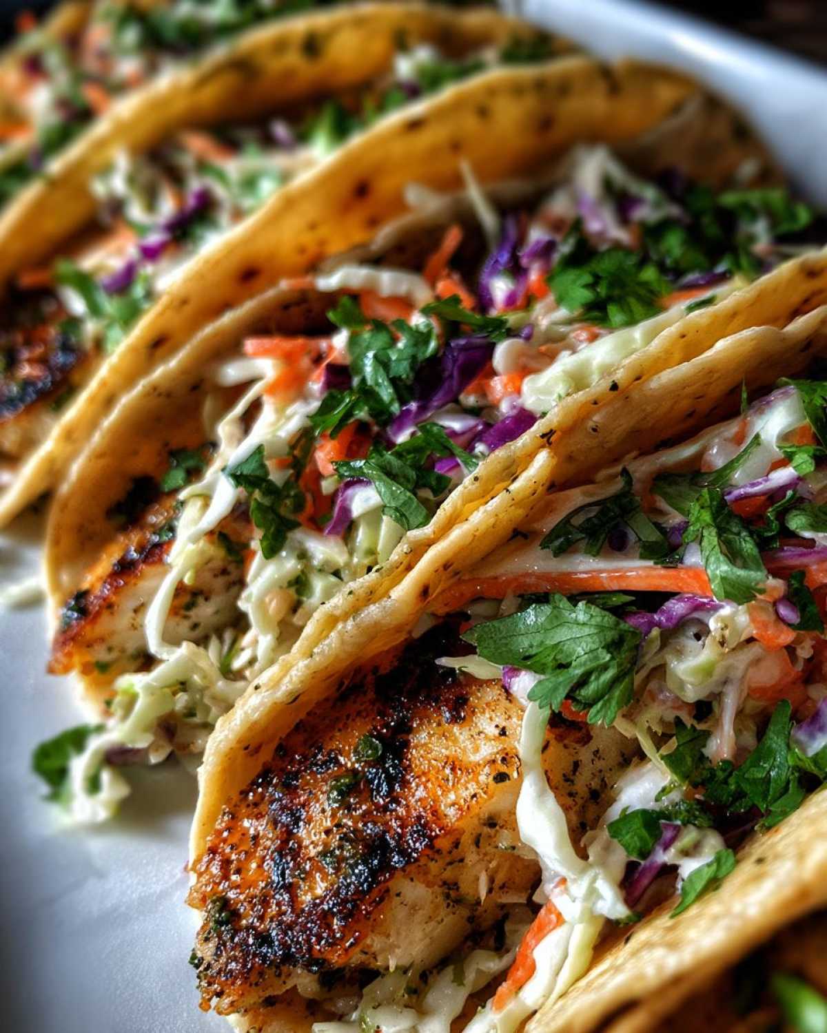 Chipotle Lime Grilled Fish Tacos - detail 1