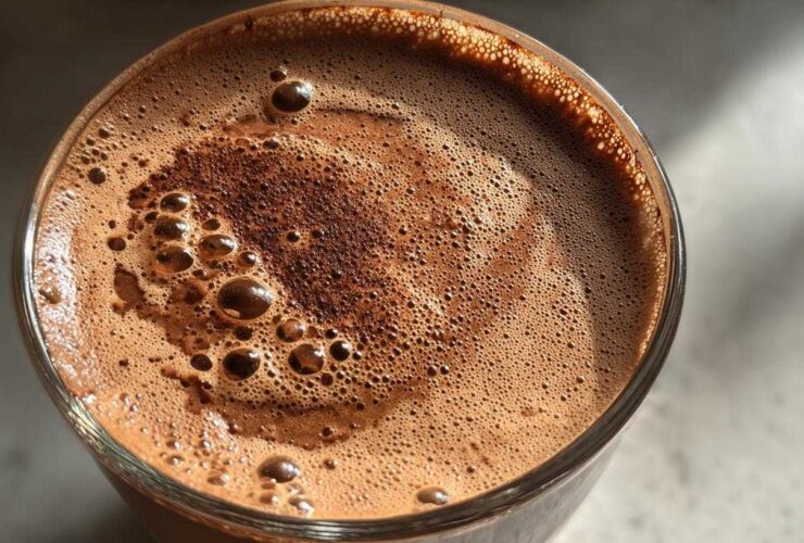 Chocolate Avocado Protein Shake