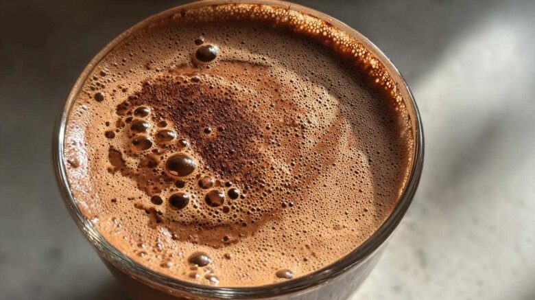 Chocolate Avocado Protein Shake