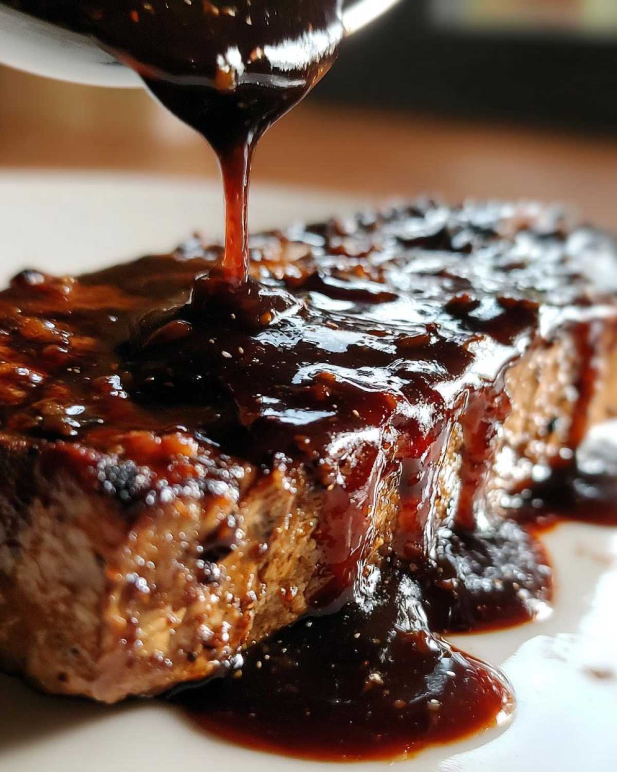 Chocolate-Balsamic Steak Sauce Glaze - detail 2
