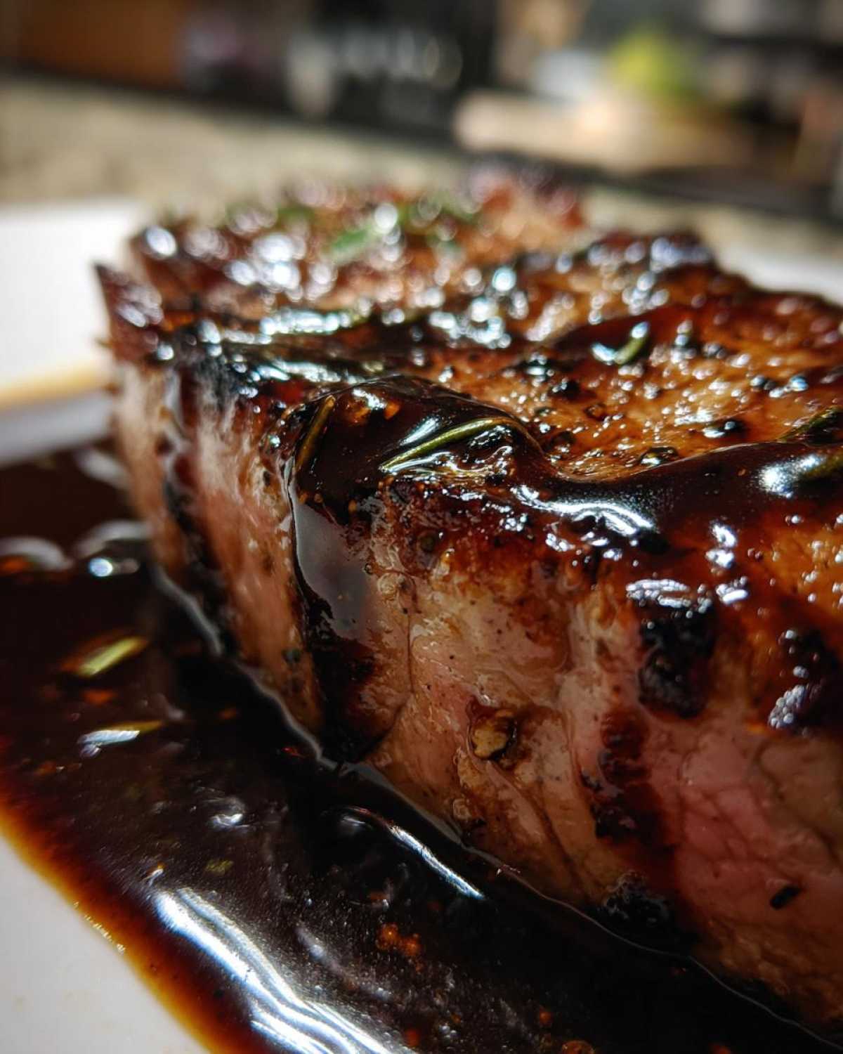Chocolate-Balsamic Steak Sauce Glaze - detail 3
