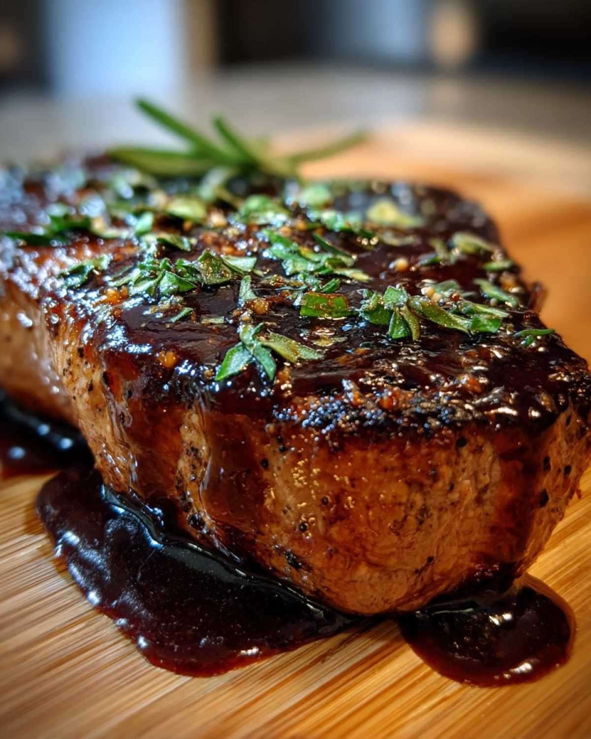 Chocolate-Balsamic Steak Sauce Glaze - detail 4