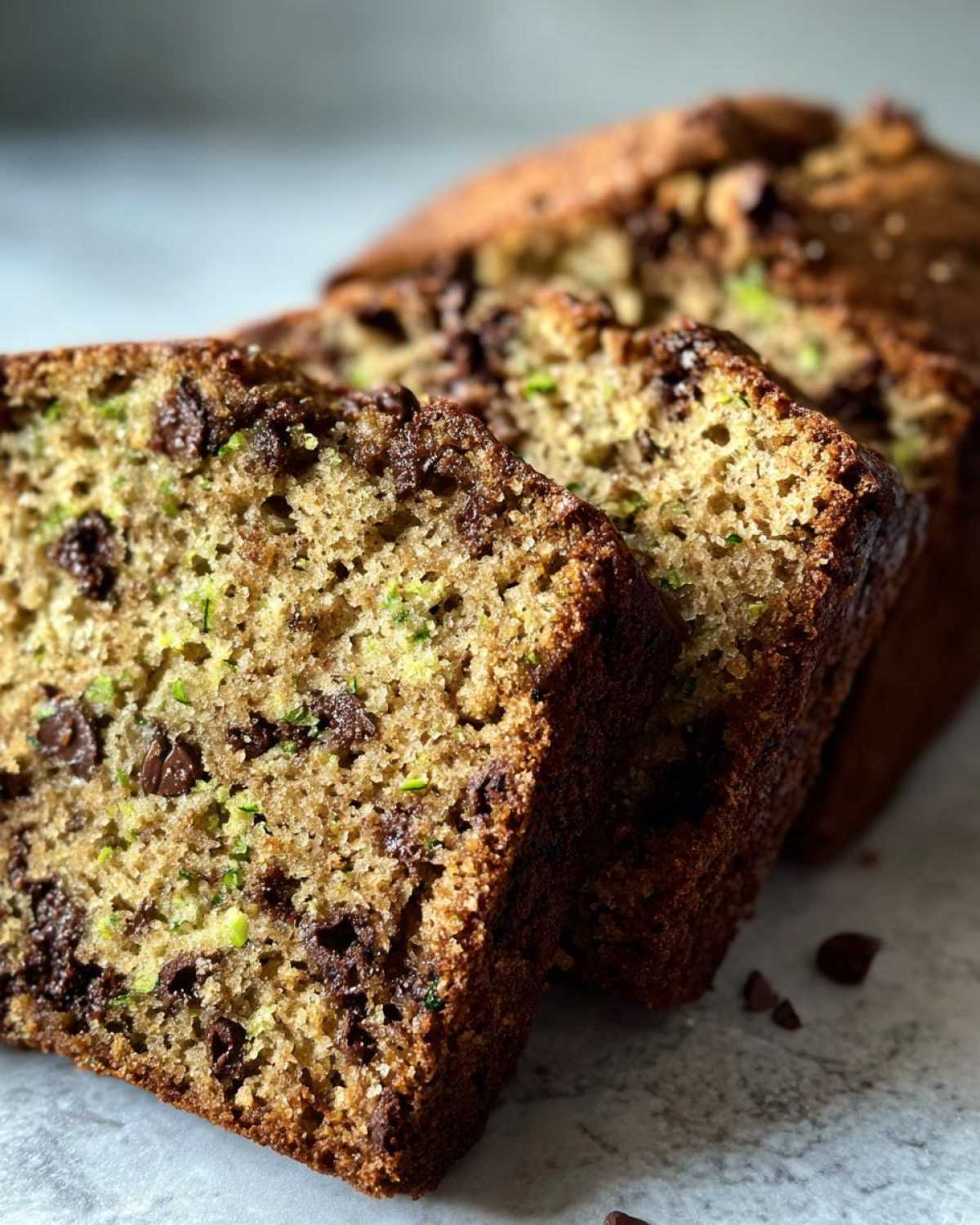 Chocolate Chip Zucchini Bread - detail 1
