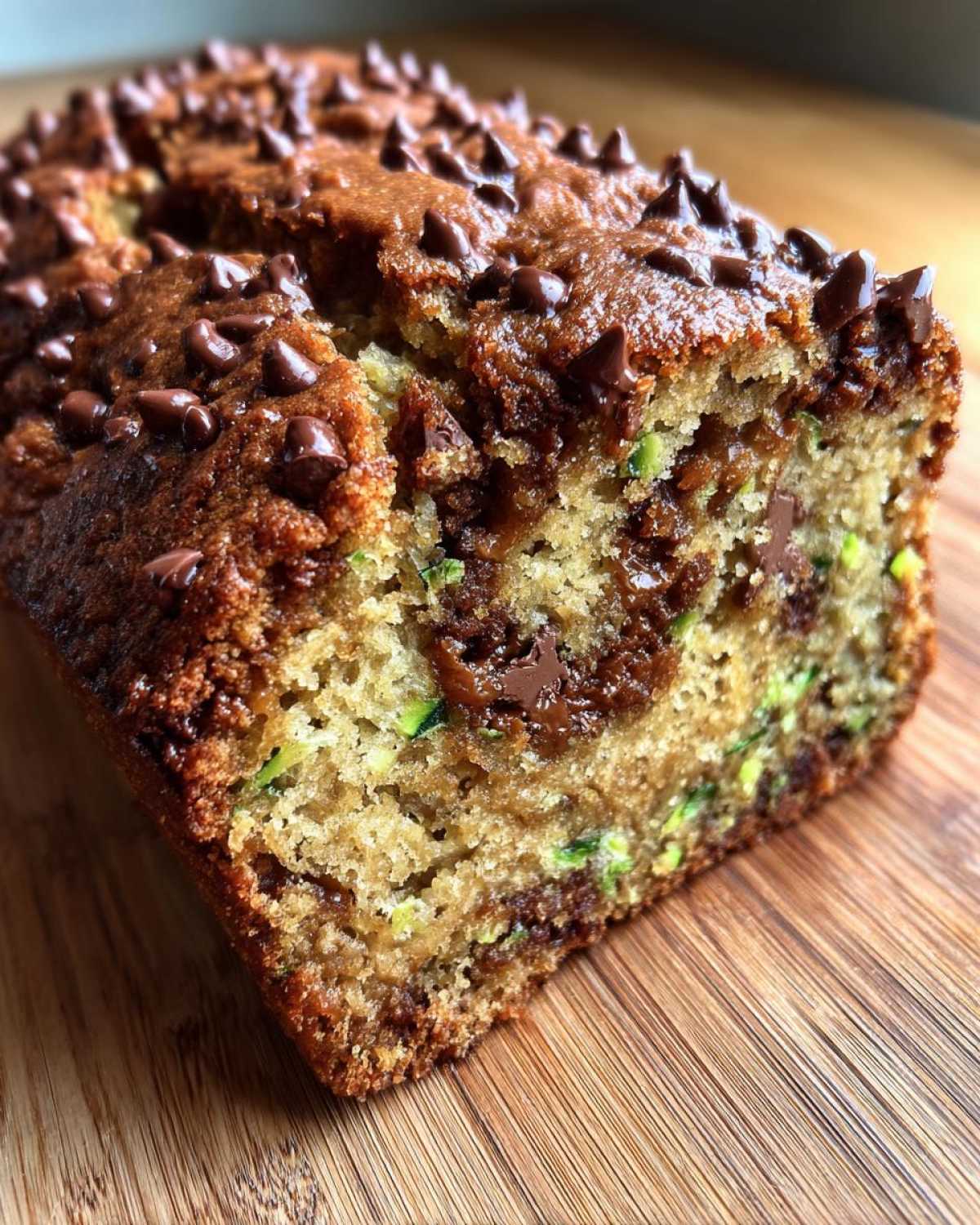 Chocolate Peanut Butter Zucchini Bread - detail 2