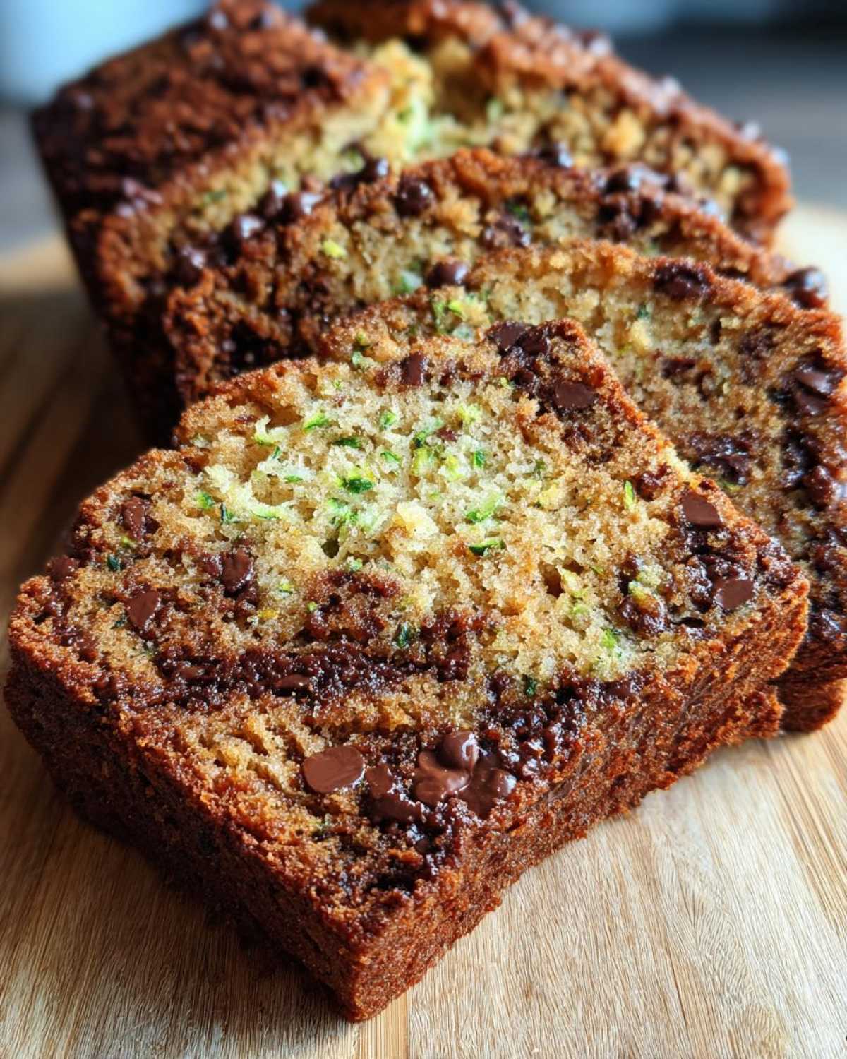 Chocolate Peanut Butter Zucchini Bread - detail 4