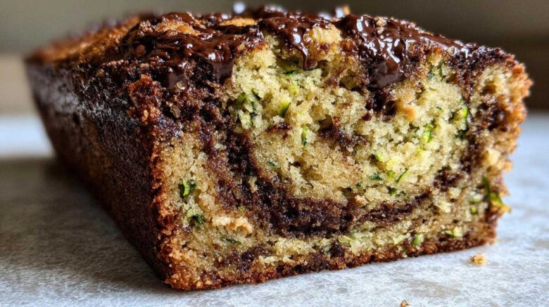 Chocolate Peanut Butter Zucchini Bread