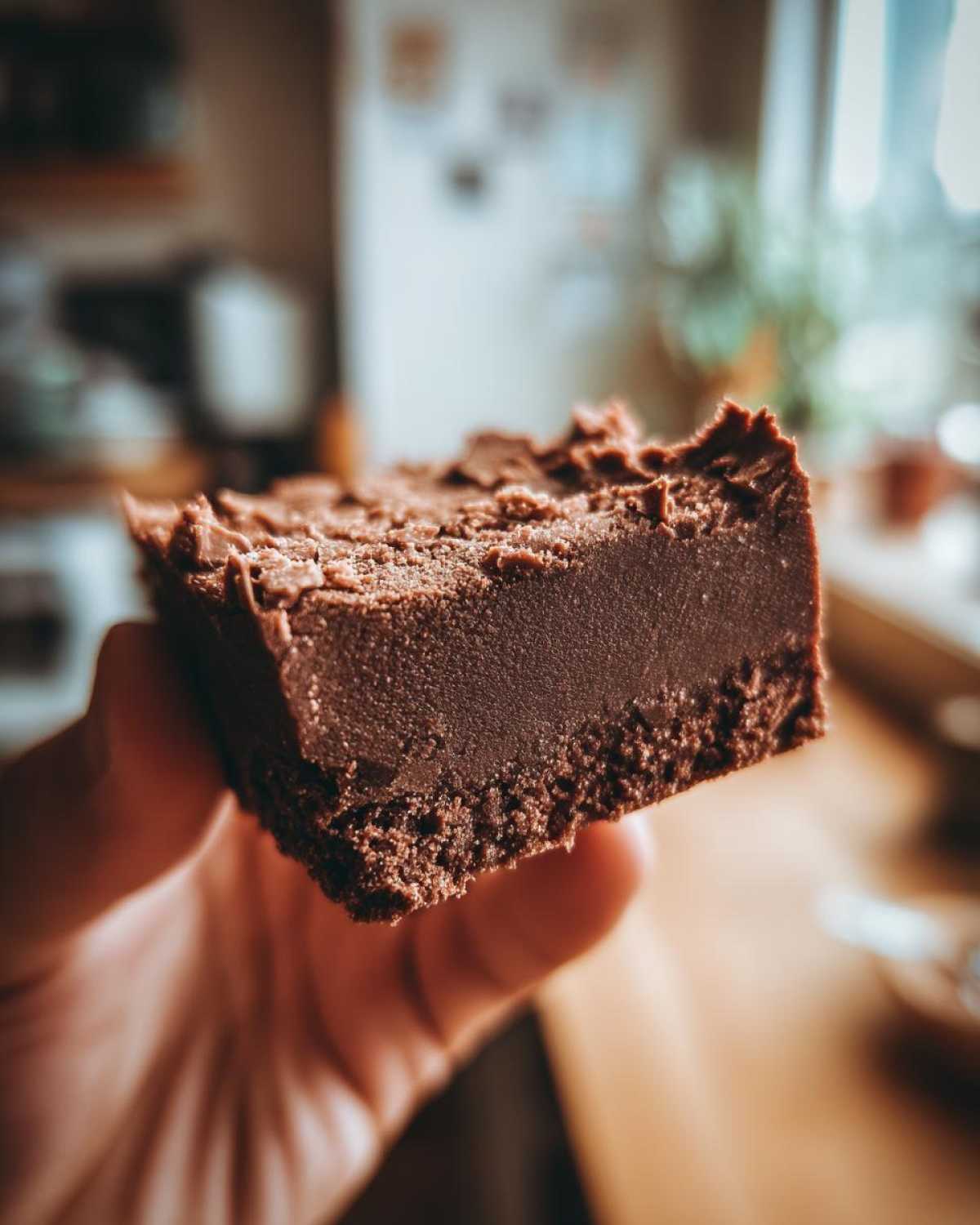Chocolate Tahini Fudge - detail 1