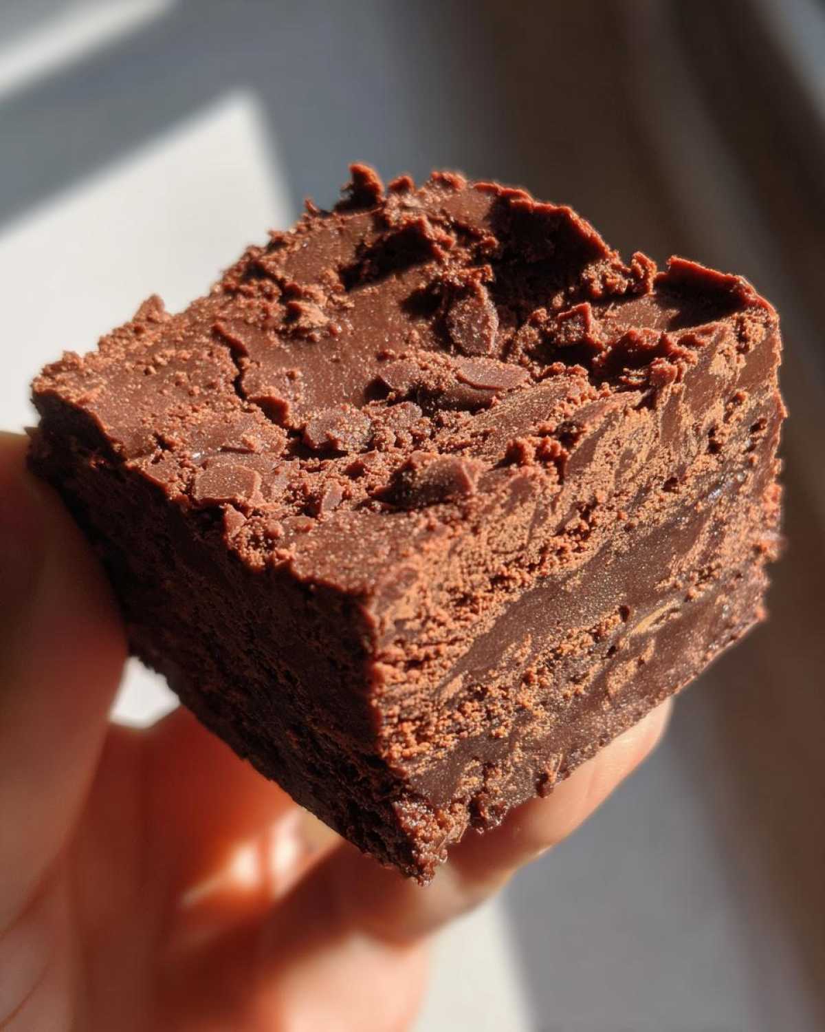 Chocolate Tahini Fudge - detail 2