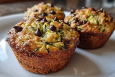 Chocolate chip zucchini muffins