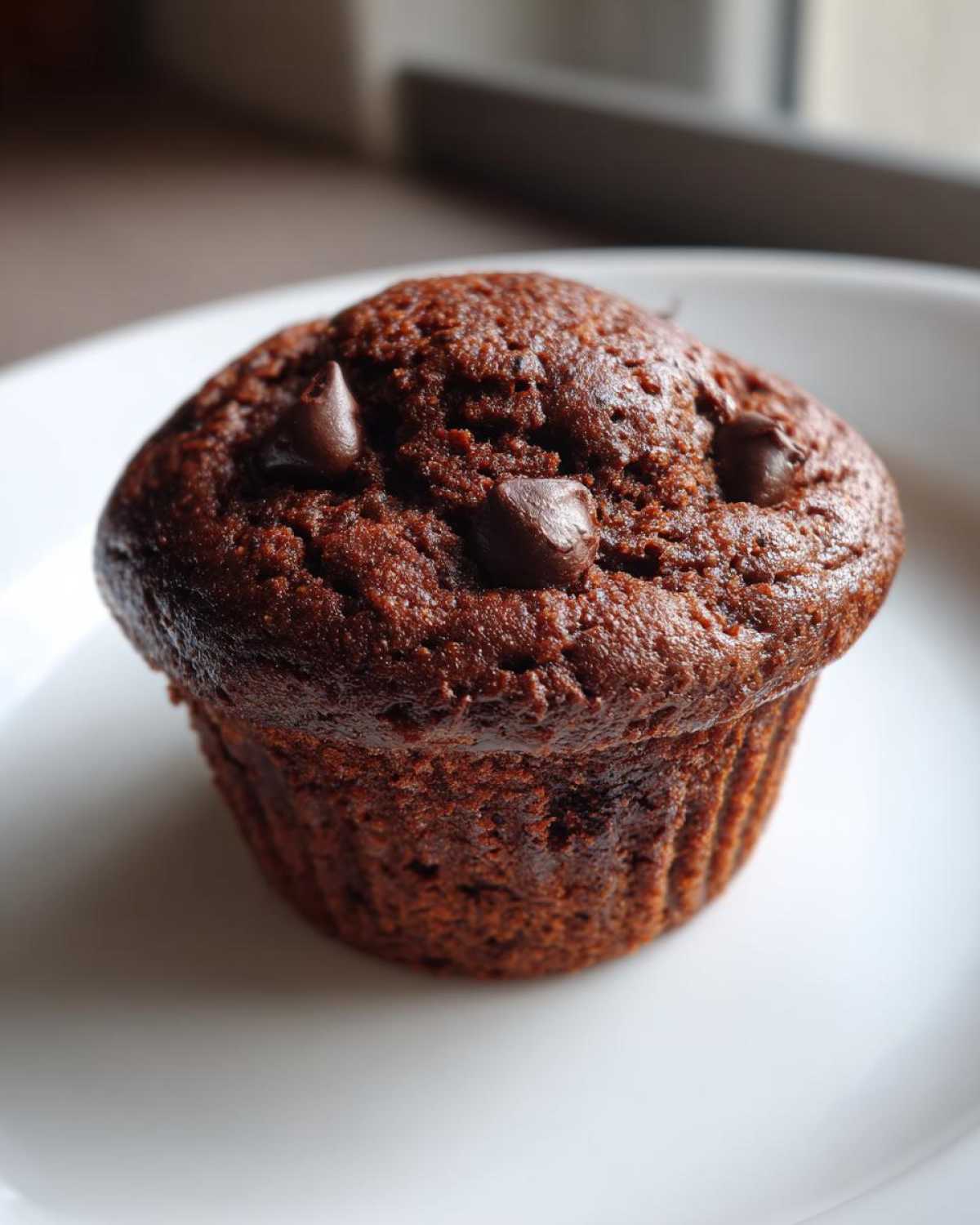 Chocolate protein muffins - detail 4