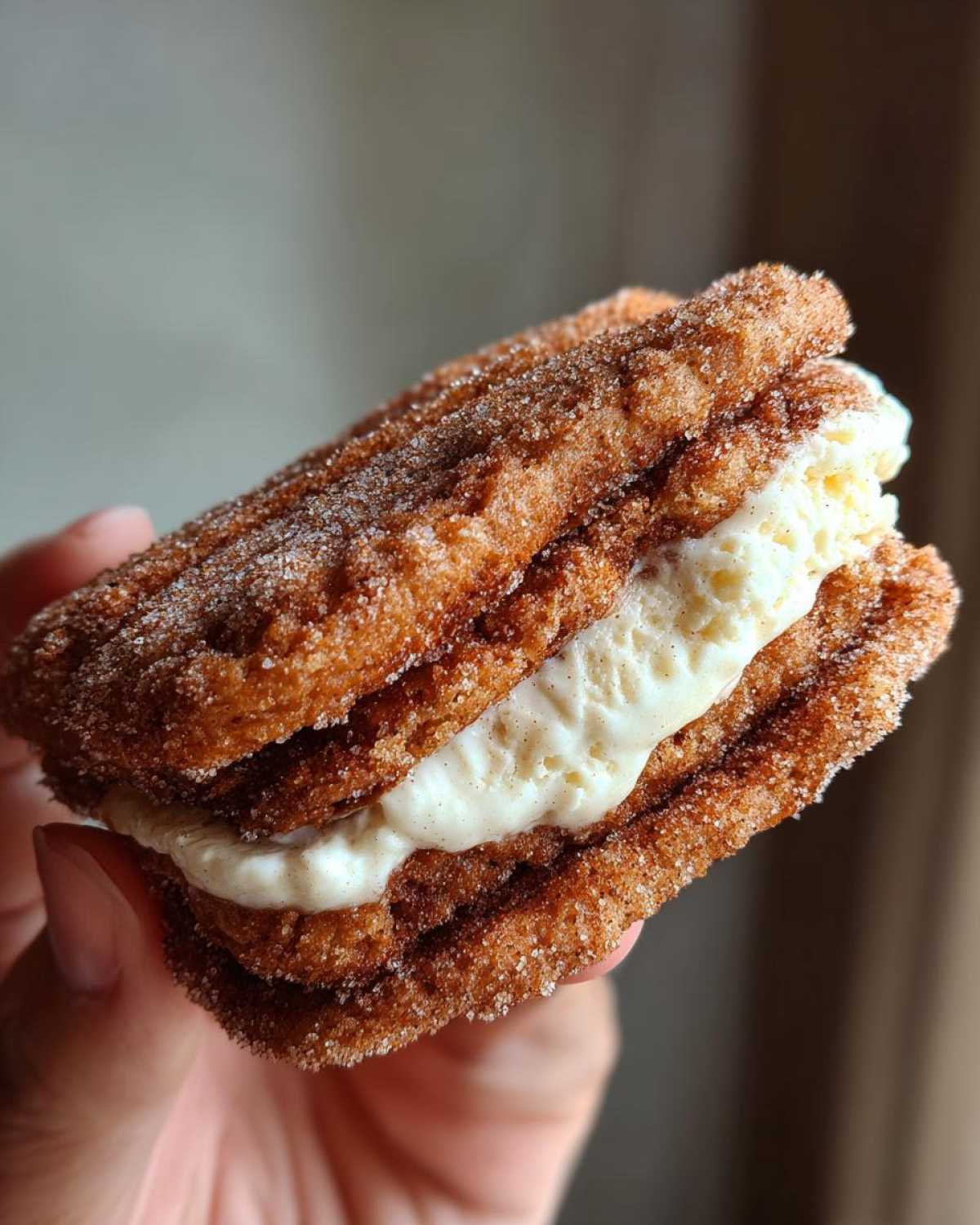 Churro Ice Cream Sandwiches - detail 1