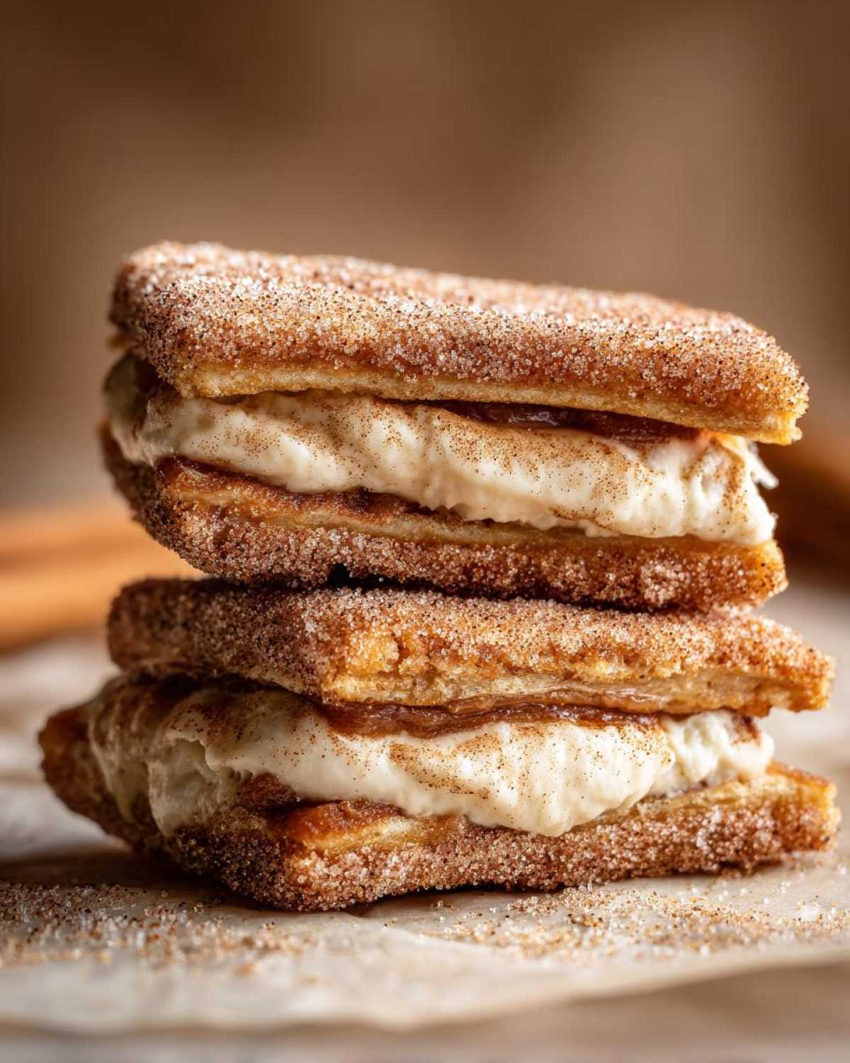 Churro Ice Cream Sandwiches - detail 2