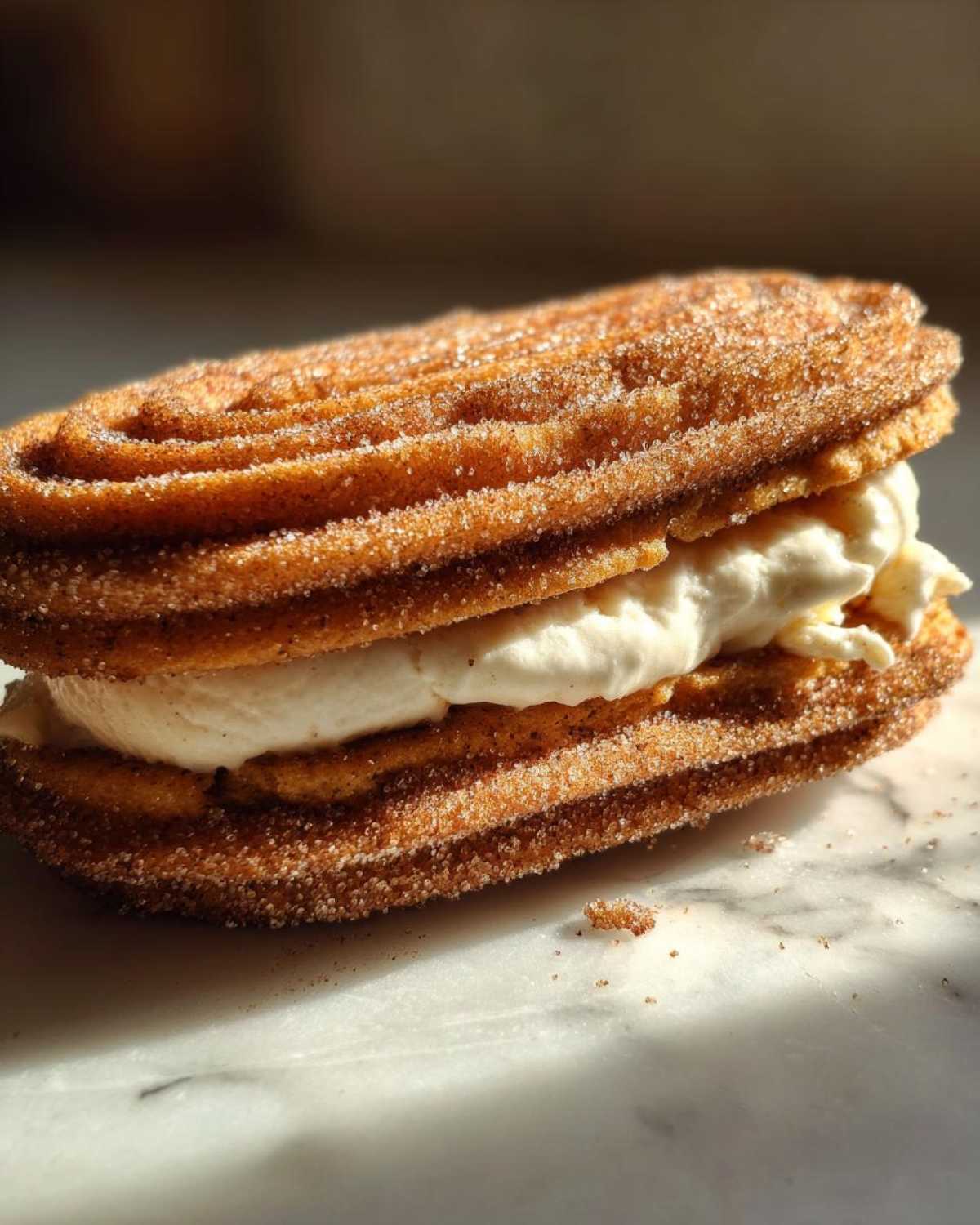 Churro Ice Cream Sandwiches - detail 3