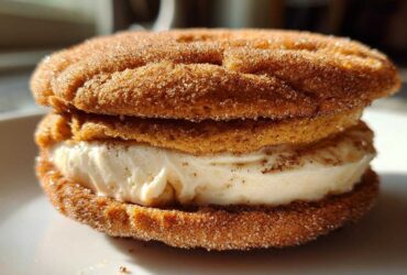 Churro Ice Cream Sandwiches
