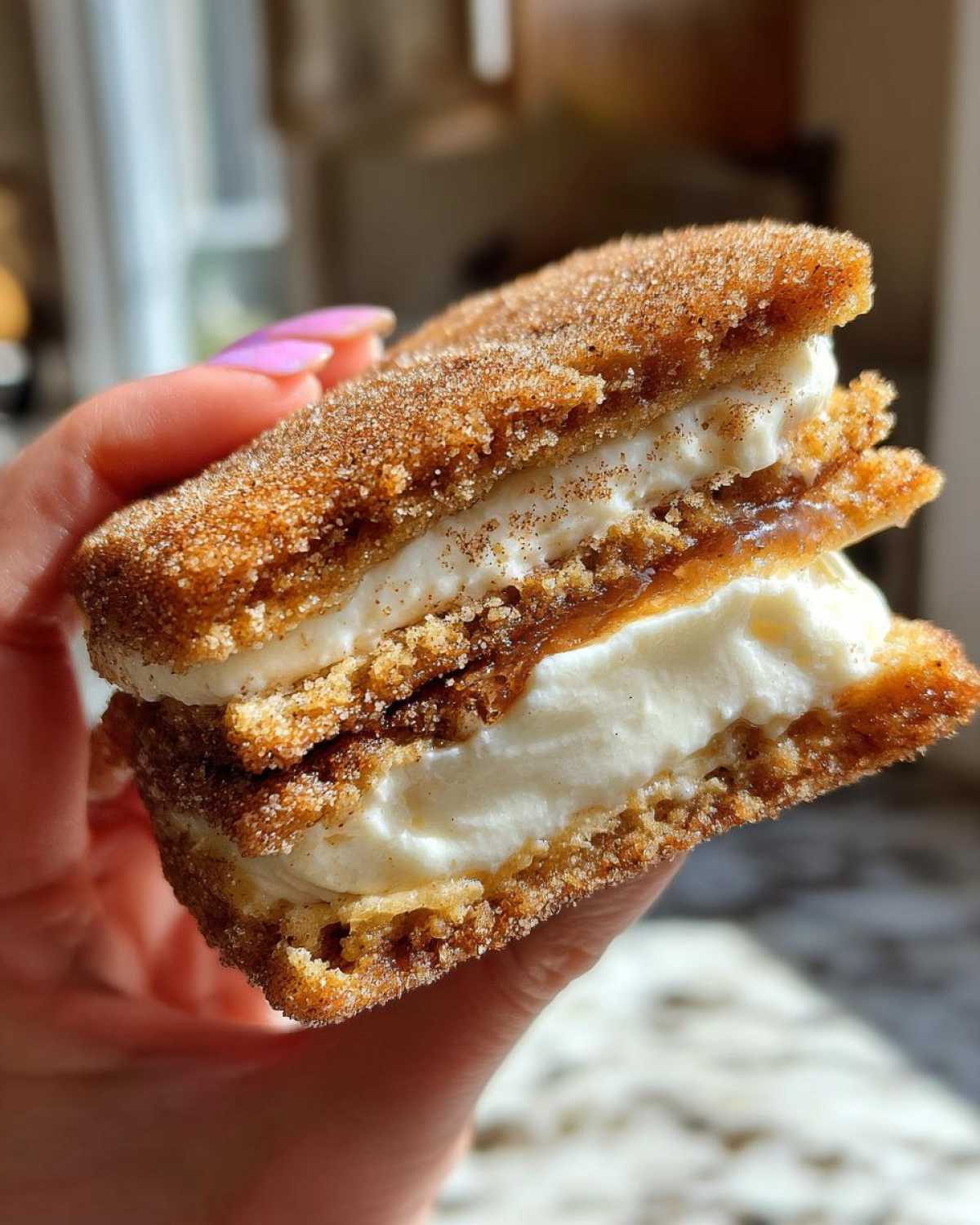 Churro Ice Cream Sandwiches - detail 4