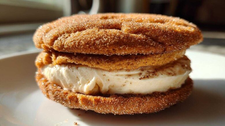 Churro Ice Cream Sandwiches