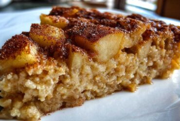 Cinnamon Apple Steel-Cut Oatmeal Bake