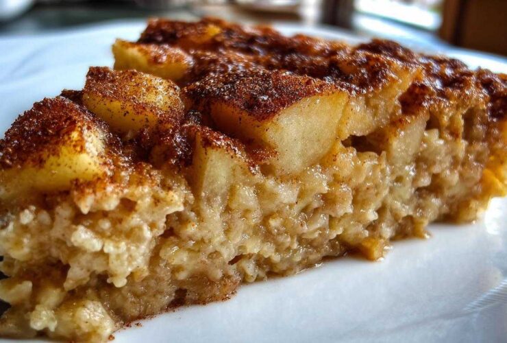 Cinnamon Apple Steel-Cut Oatmeal Bake