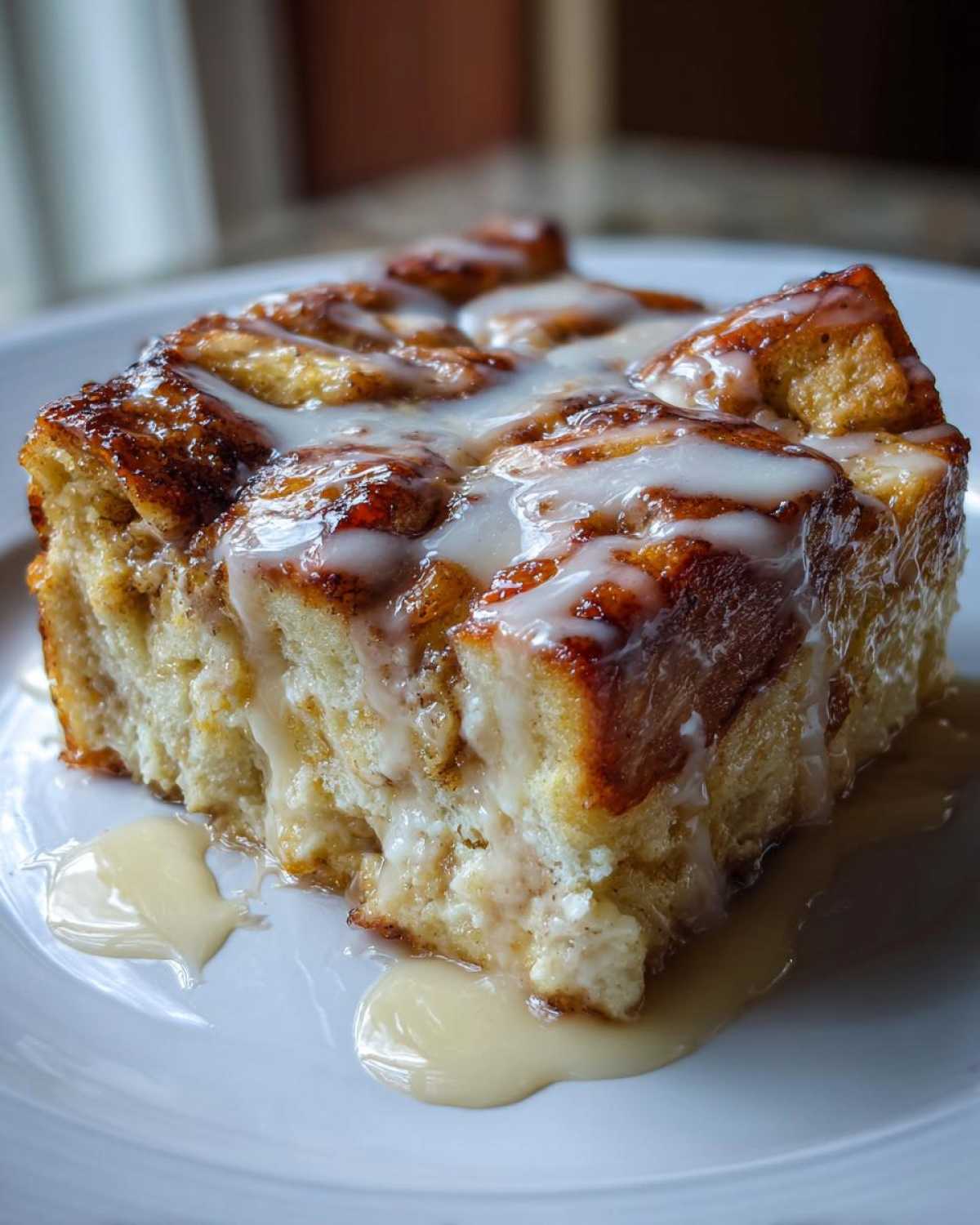 Cinnamon Roll Bread Pudding - detail 3
