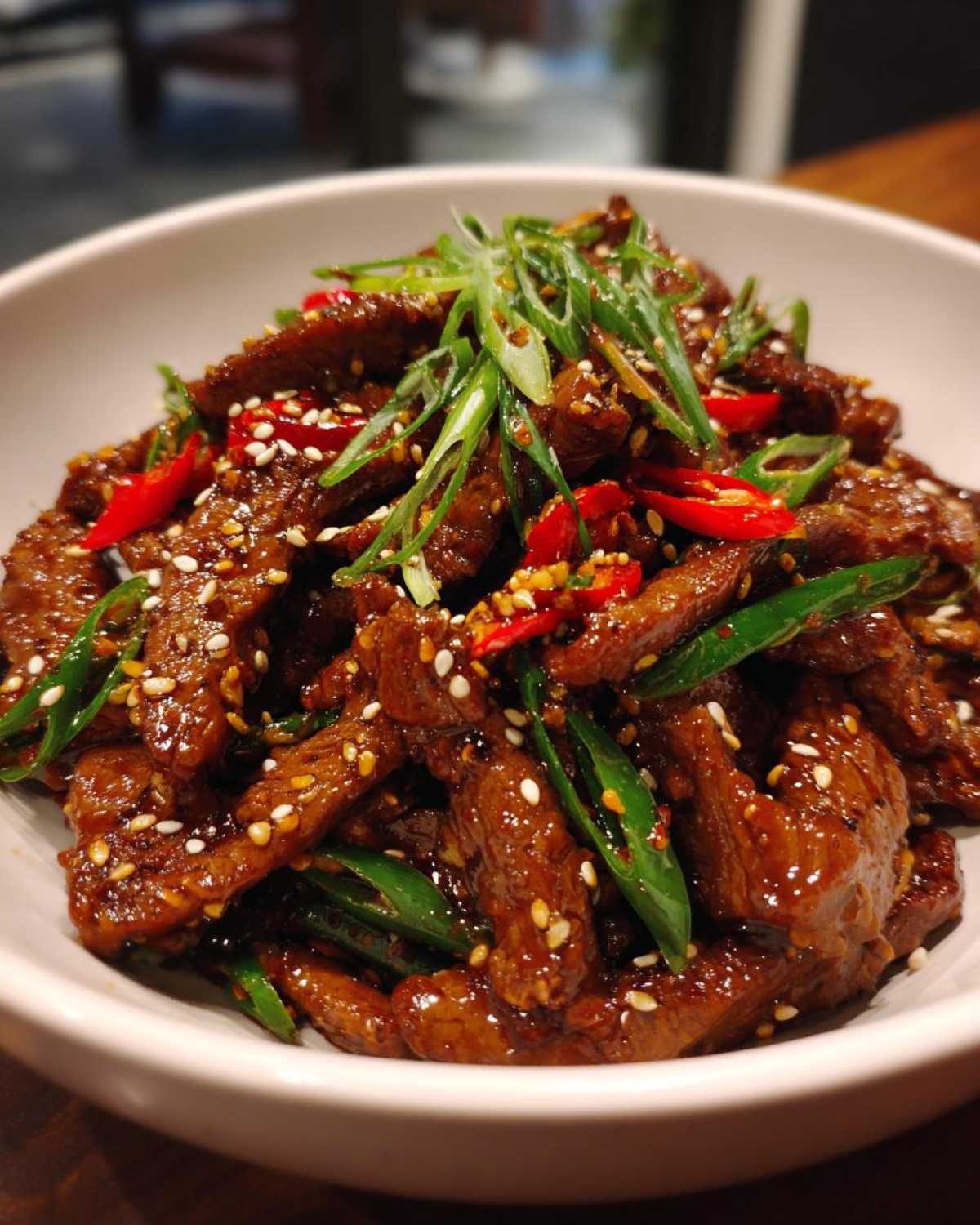 Cinnamon-Sesame Beef Stir-Fry - detail 1