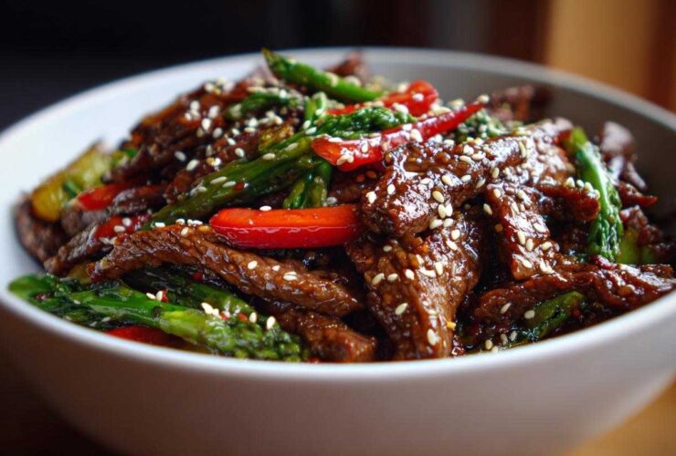 Cinnamon-Sesame Beef Stir-Fry