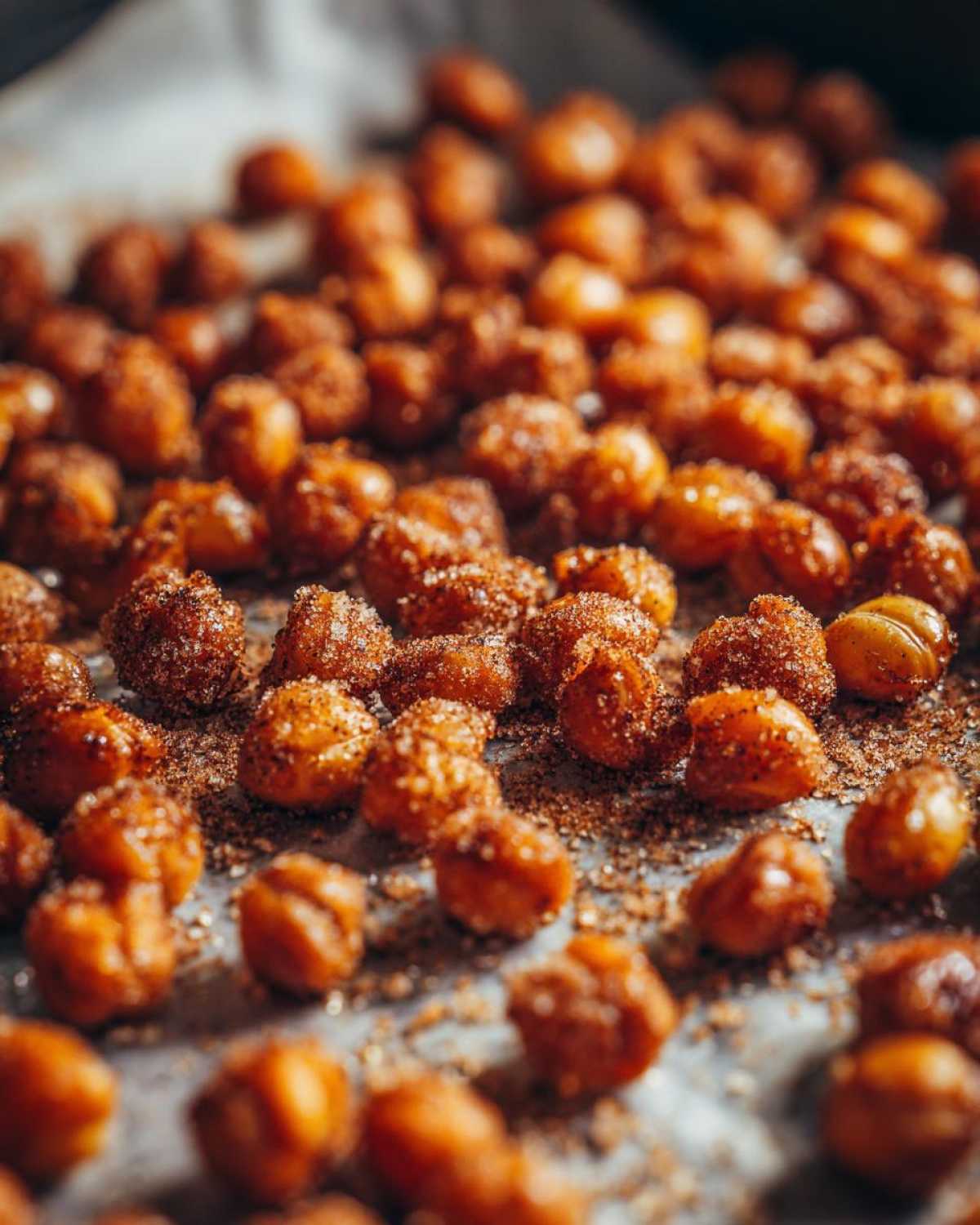 Cinnamon Sugar Roasted Chickpeas - detail 1