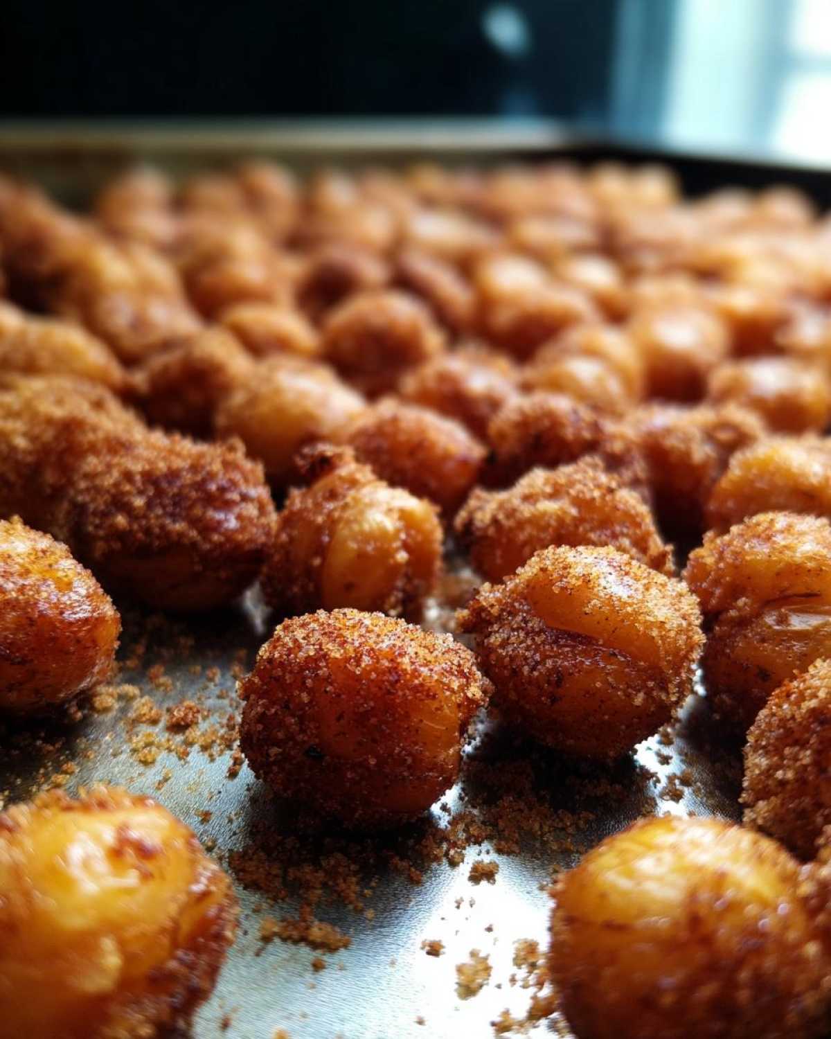 Cinnamon Sugar Roasted Chickpeas - detail 2