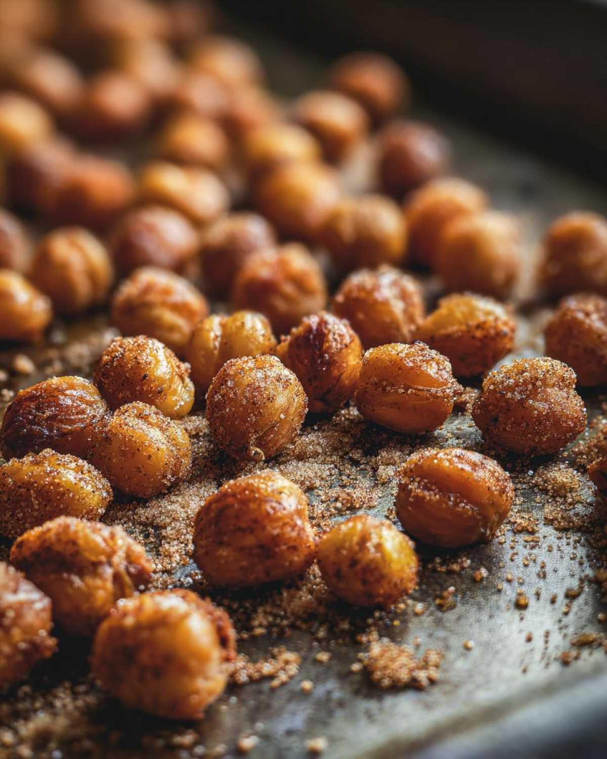 Cinnamon Sugar Roasted Chickpeas - detail 4
