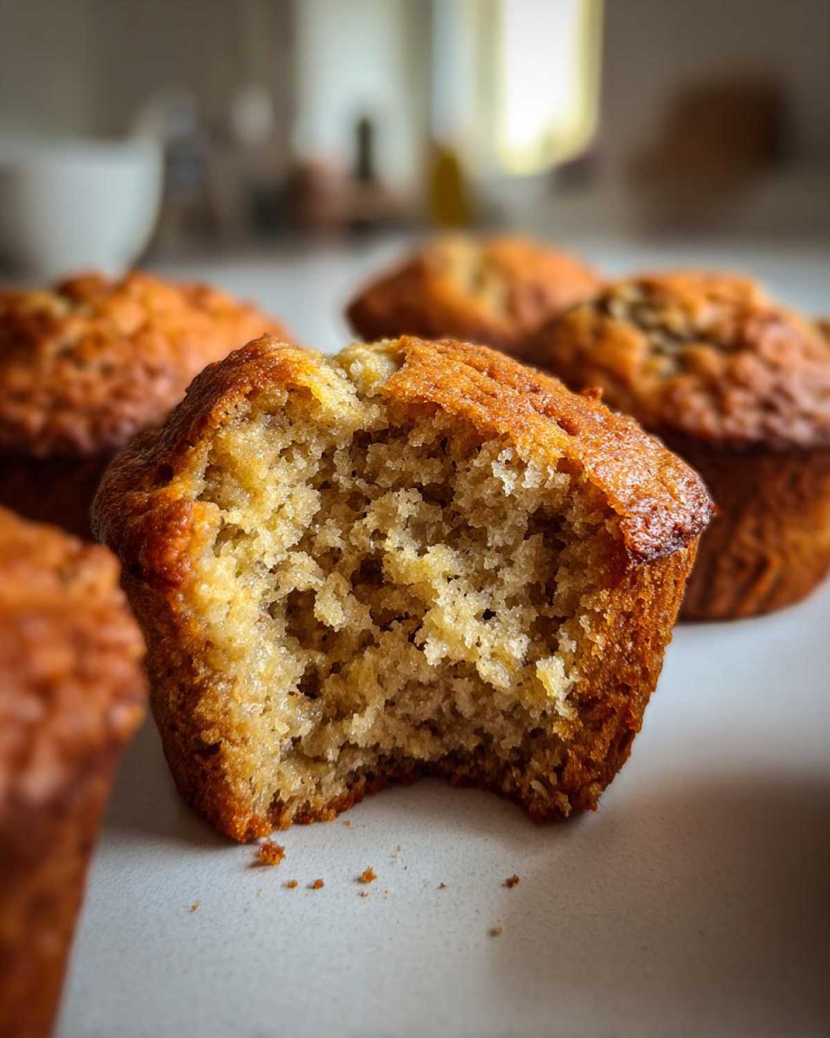 Classic banana muffins - detail 1