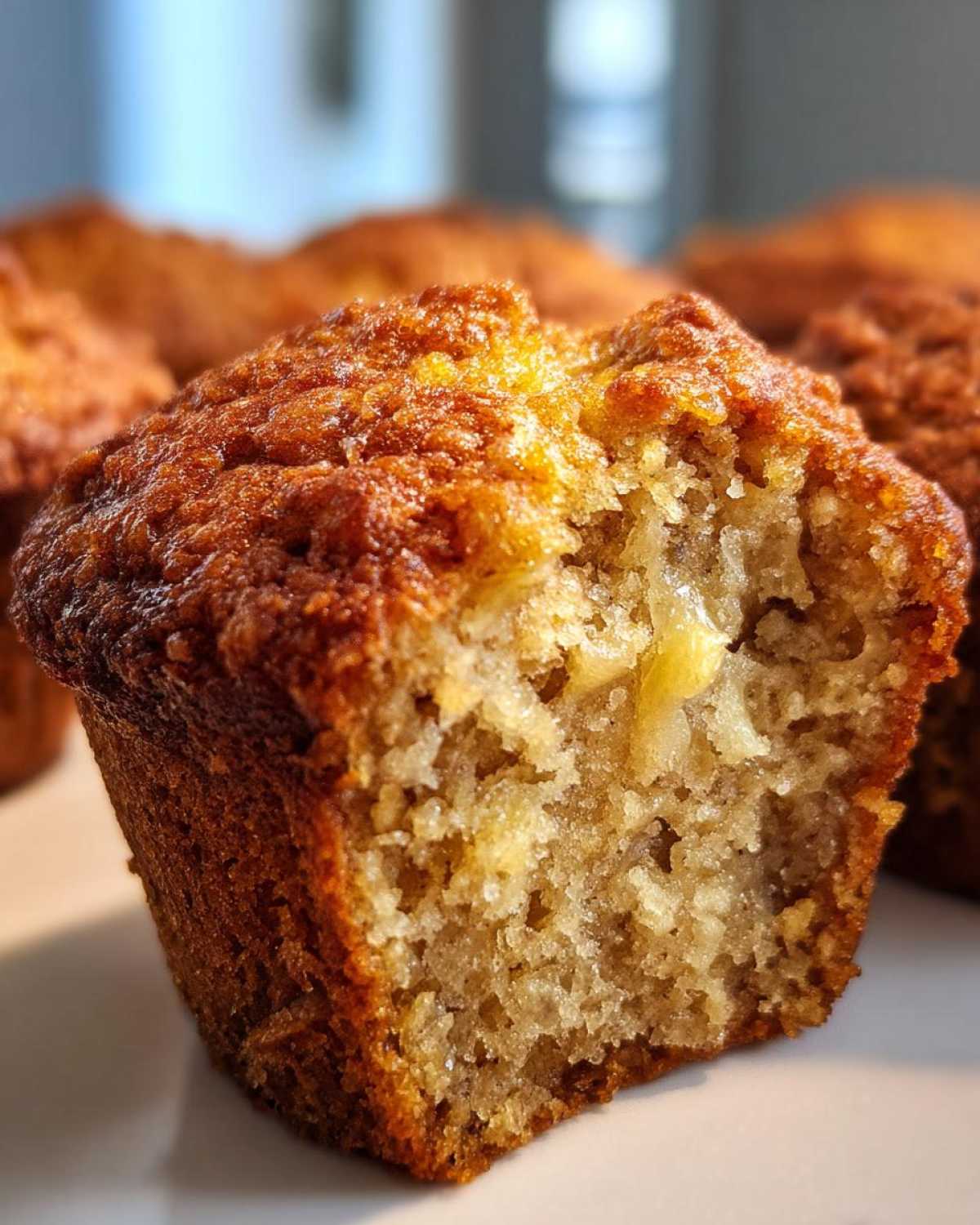 Classic banana muffins - detail 2