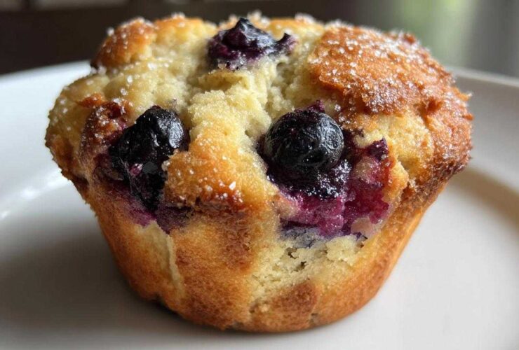 Classic blueberry muffins