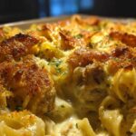 Classic tuna noodle casserole